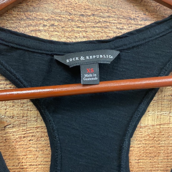 Rock & Republic Johnny Cash Man In Black Tank - Picture 3 of 4